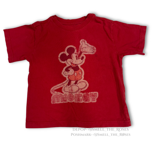 Mickey Mouse Red Baby Tee