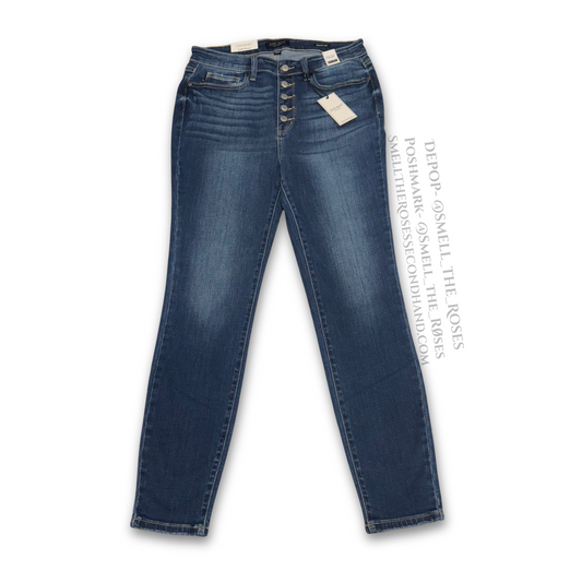 Judy Blue HI Waist Skinny Fit With Button Fly