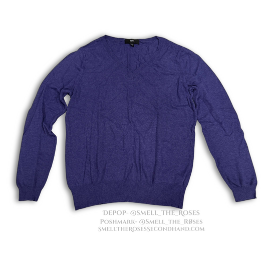 Mossimo V Neck Sweater, Purple