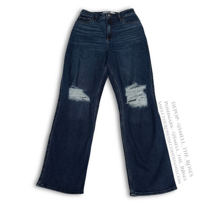 Hollister Distressed Super Hi-Rise Dad Jeans