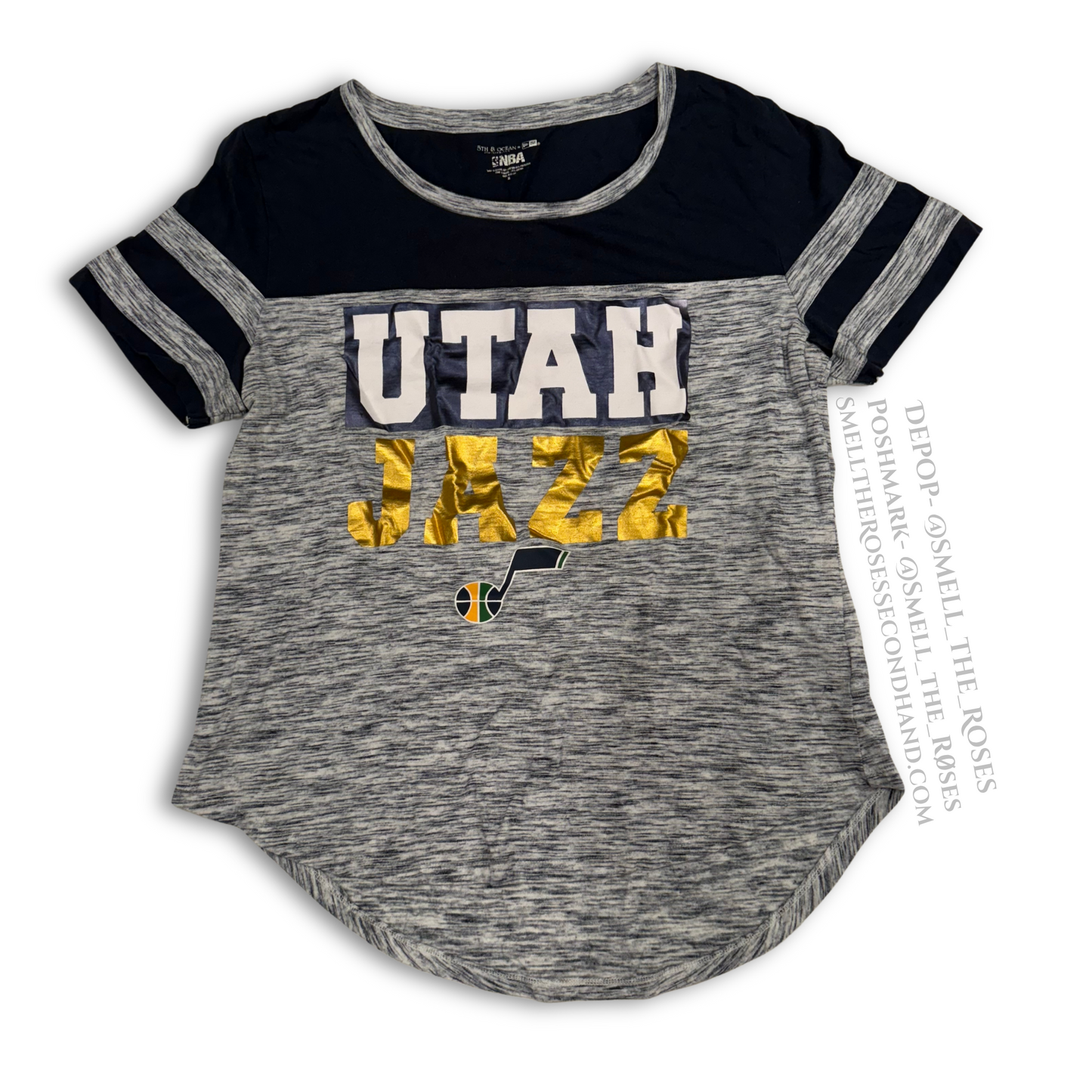 5th and Ocean Utah Jazz High-low T-Shirt