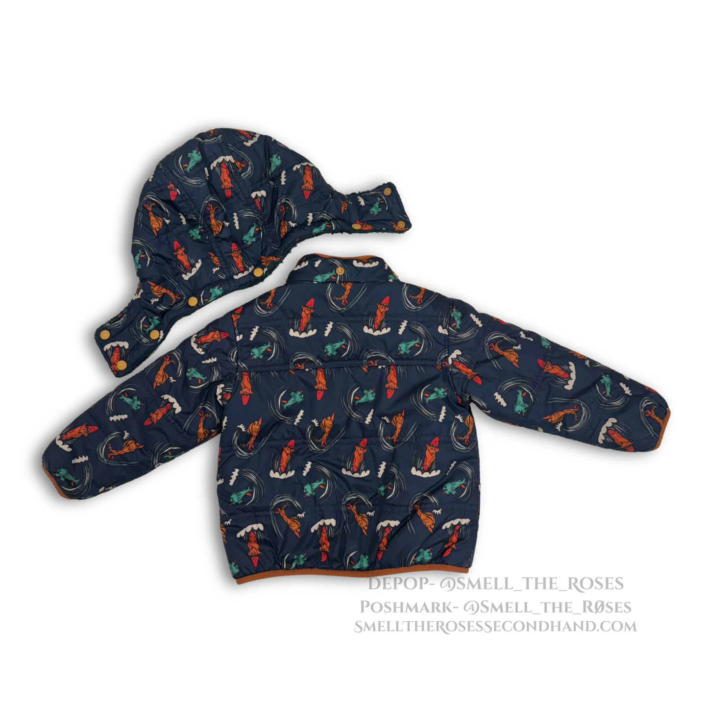 Patagonia Patterned Baby Reversible Tribbles Hoody