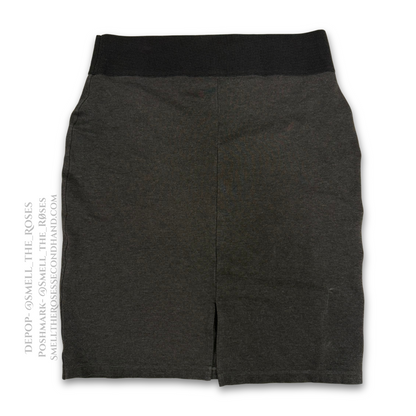 Calvin Klein Charcoal Gray Power Stretch Pencil Skirt