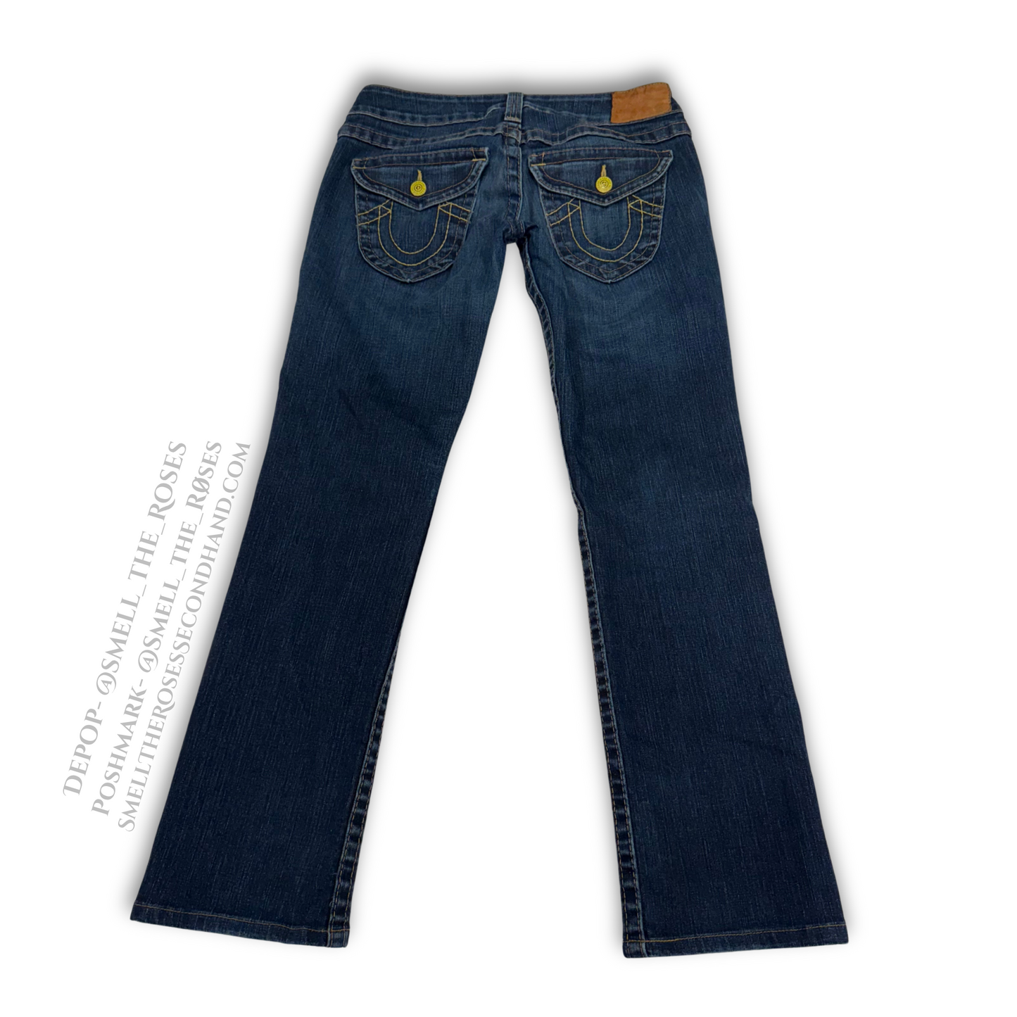 True Religion Low Rise Boot Cut Jeans