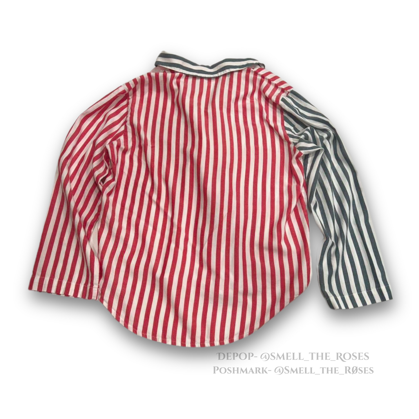 Victoria Secret Striped Button Up Top