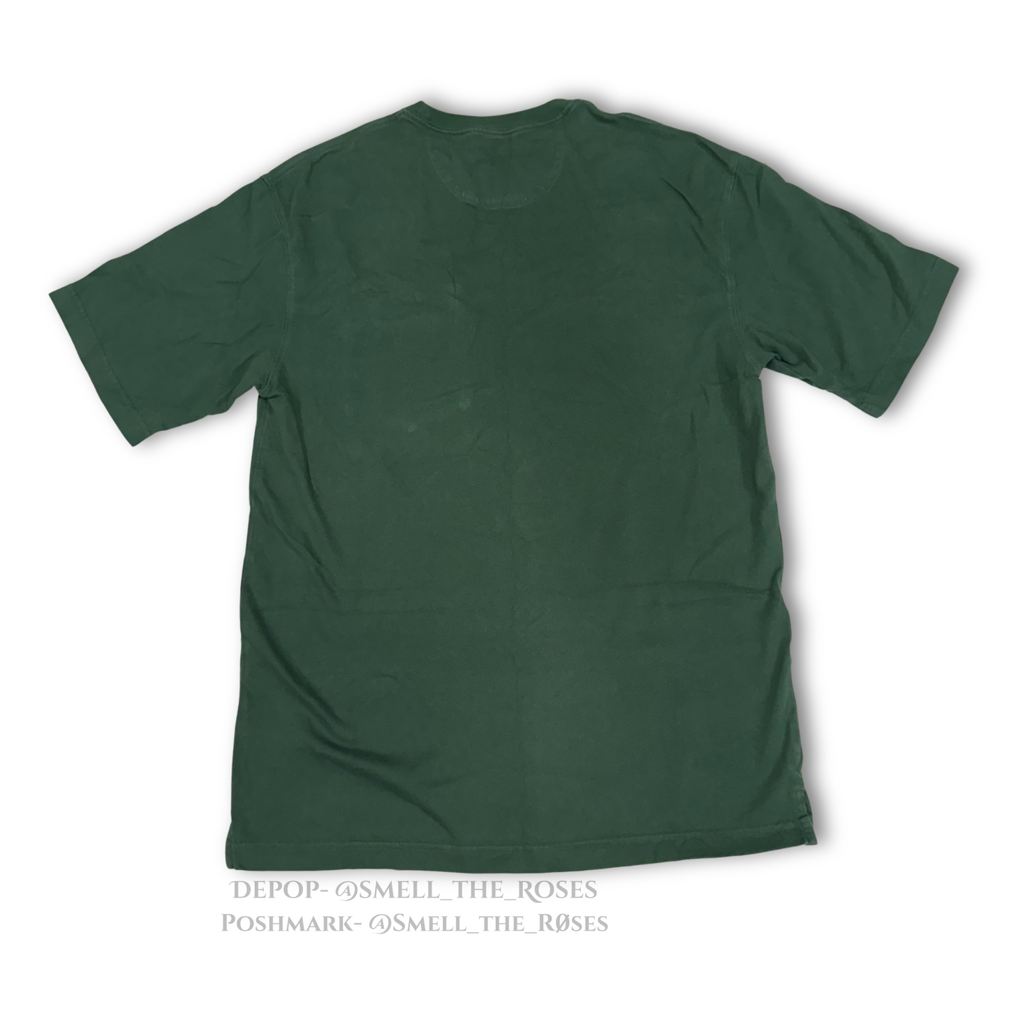 Duluth Trading Co. 100% Cotton Green Pocket Tee