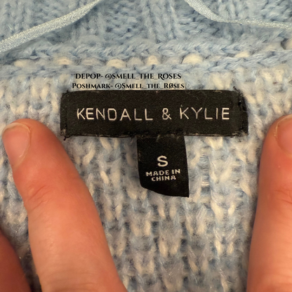 KENDALL + KYLE Oversized Argyle Sweater Vest