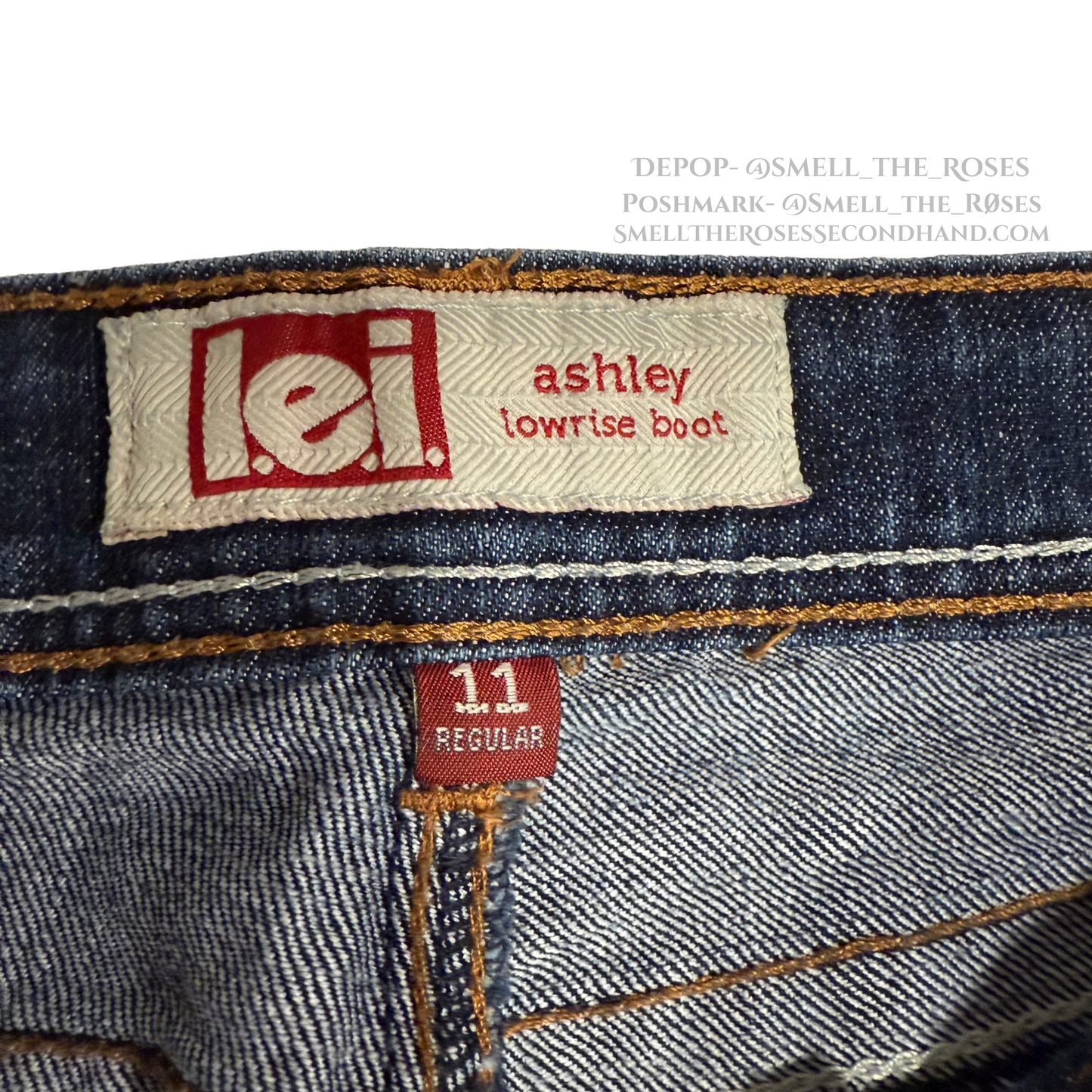 LEI Ashley Low Rise Bootcut Jeans