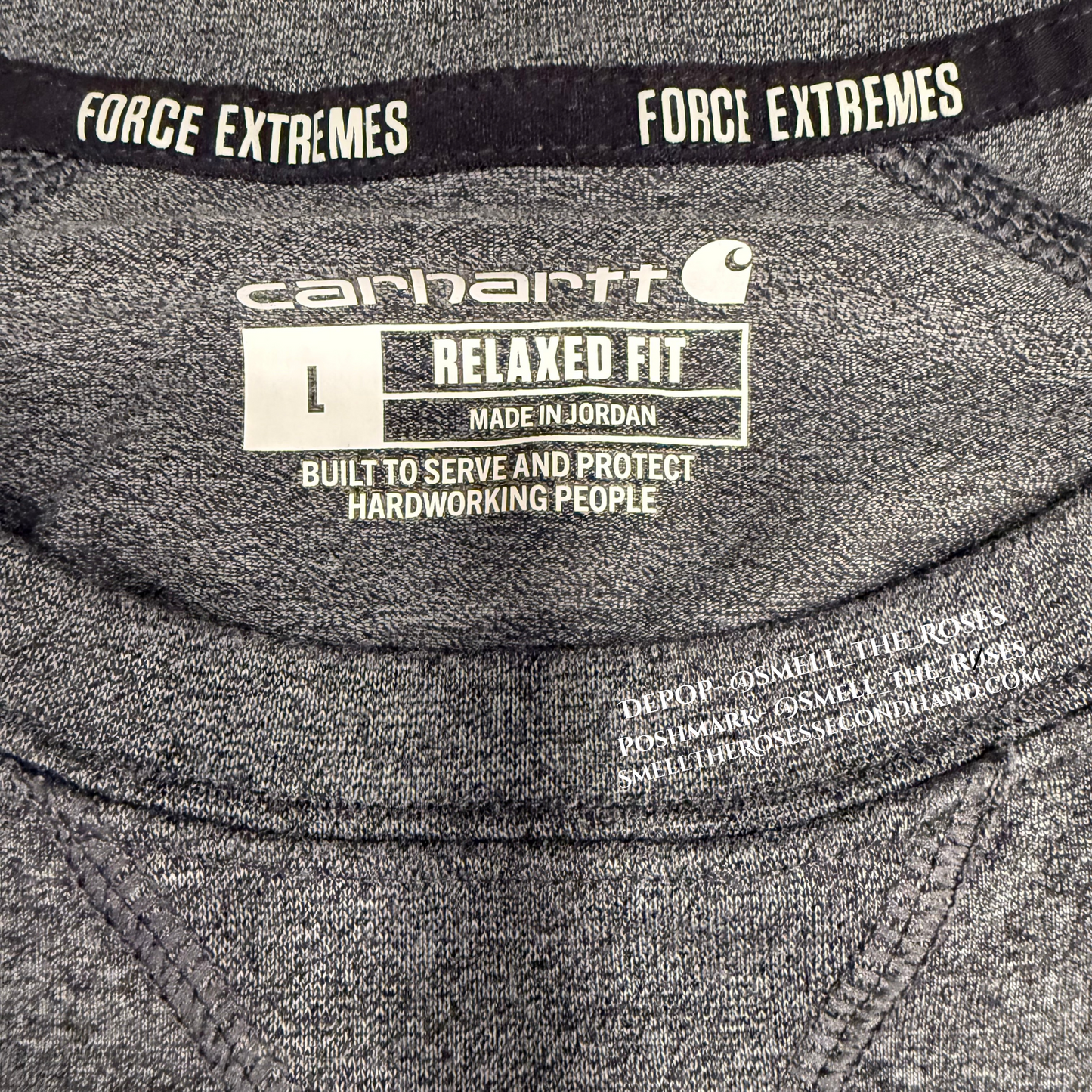 Carhartt Men's Force Relaxed Fit Gray Work Tee