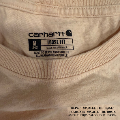 Baby Pink Carhartt Loose Fit Pocket Tee