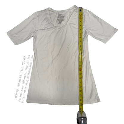 Shade Half Sleeve White Undershirt