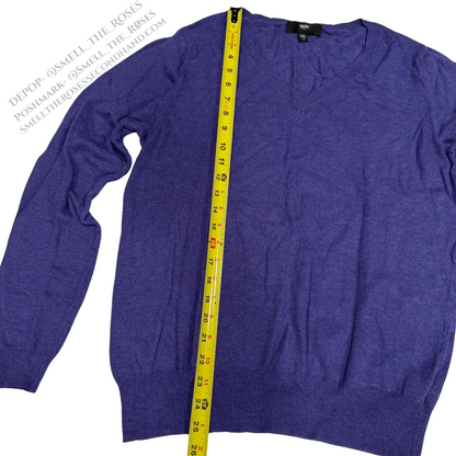 Mossimo V Neck Sweater, Purple