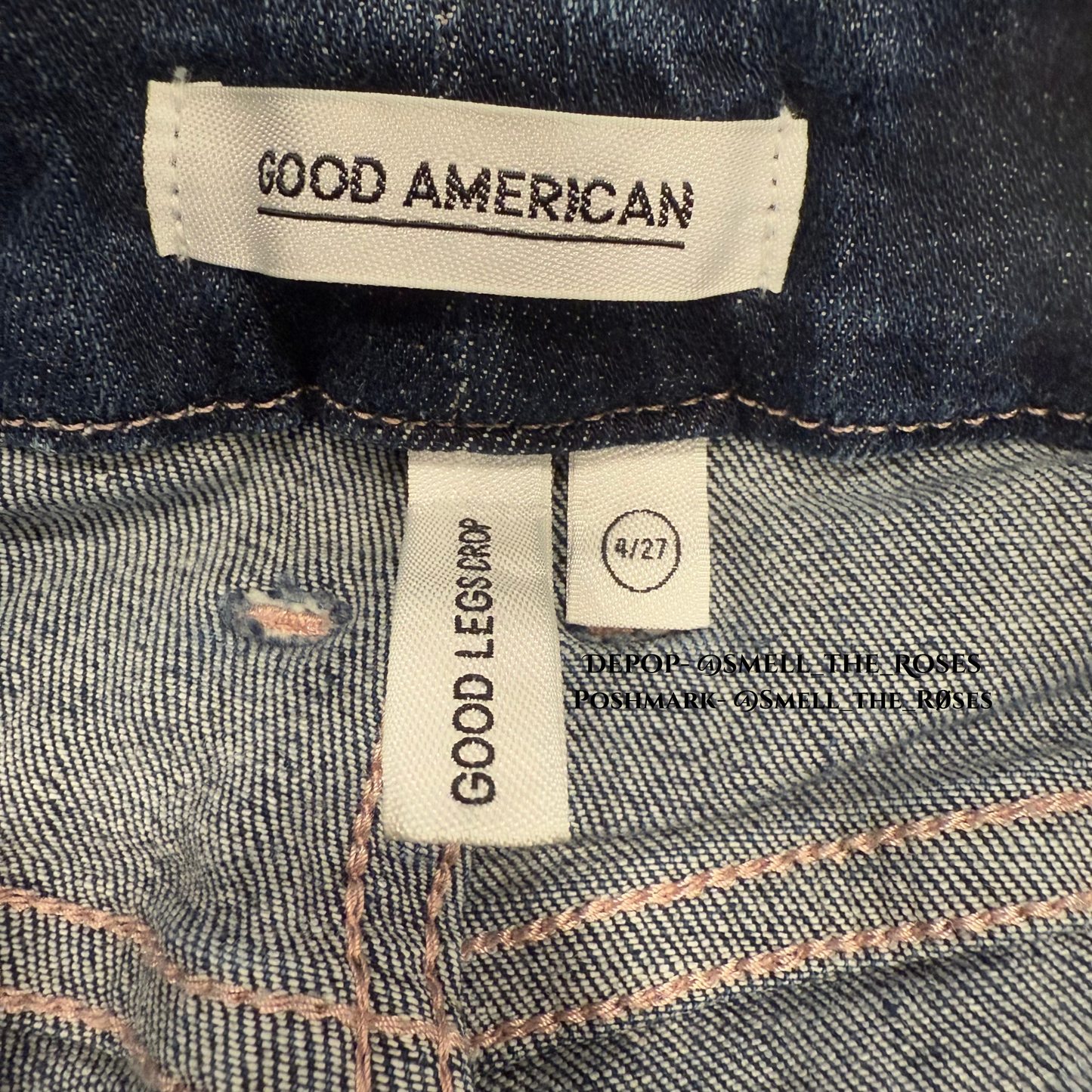 Good American Good Legs Crop High Rise Skinny Jeans