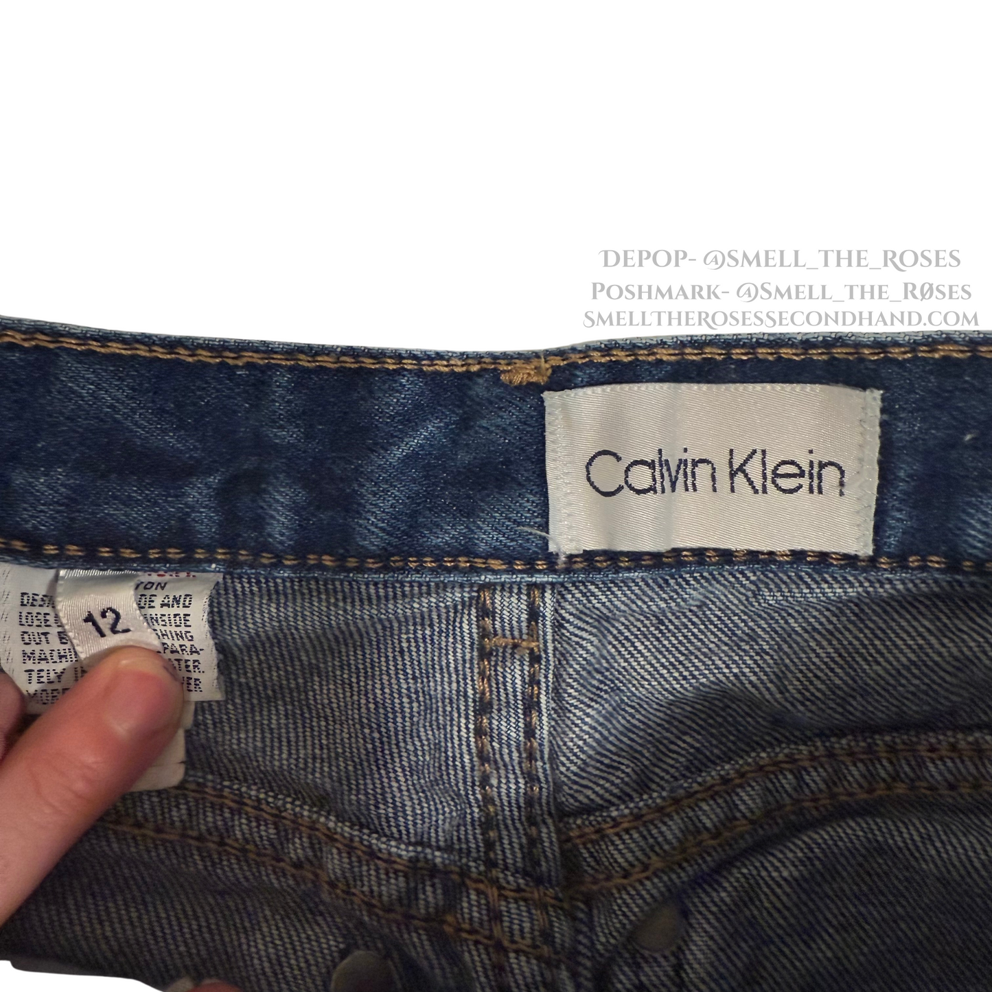 Calvin Klein Straight Leg Y2K Mom Jeans