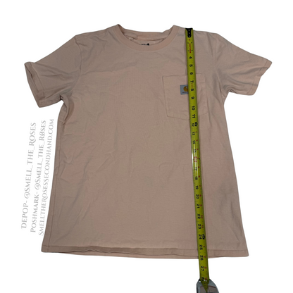 Baby Pink Carhartt Loose Fit Pocket Tee