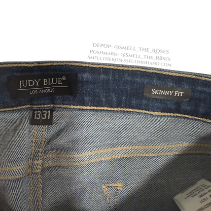 Judy Blue HI Waist Skinny Fit With Button Fly