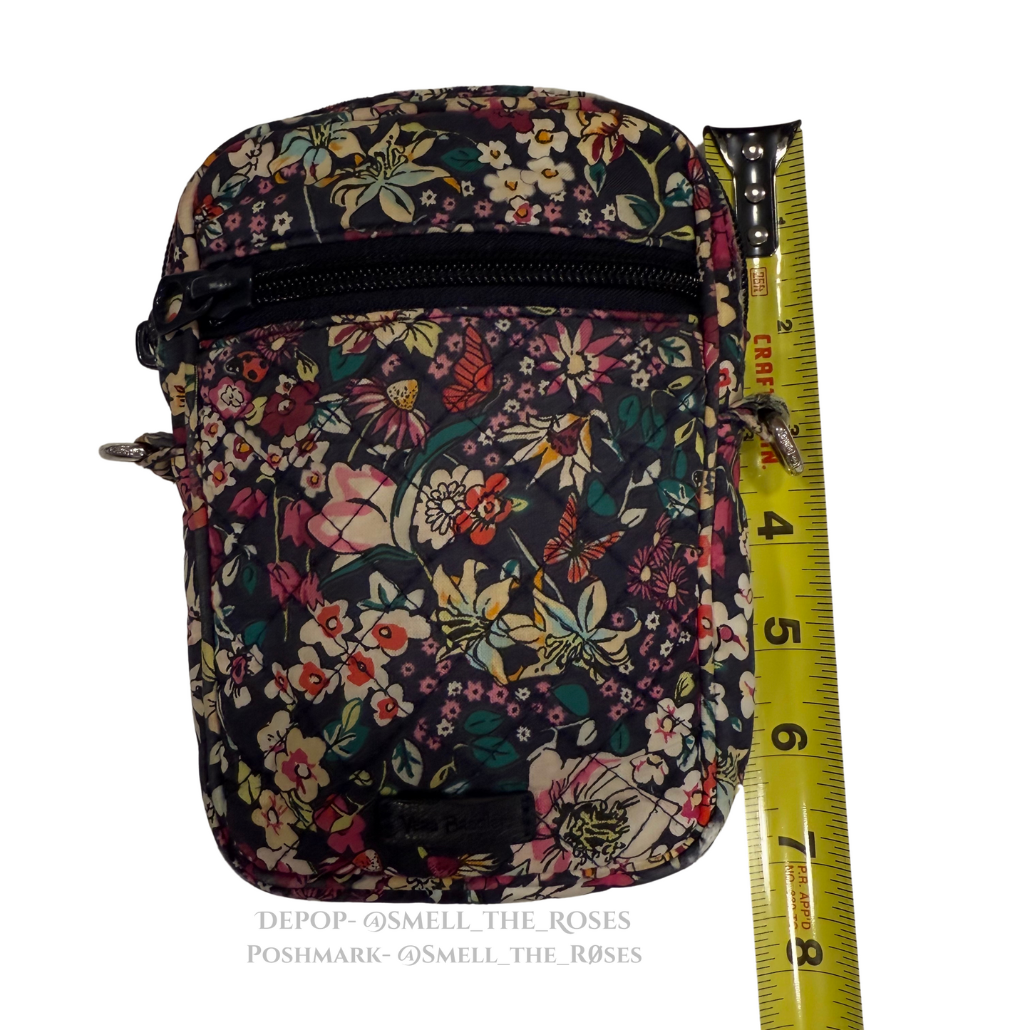 Vera Bradley Navy Blue Floral Crossbody Bag