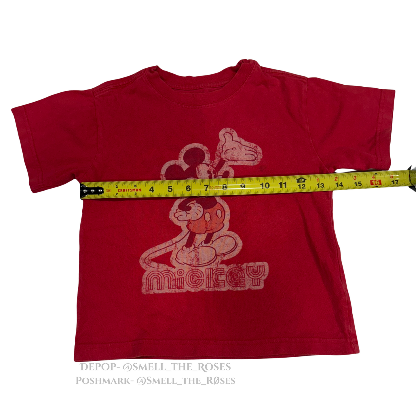 Mickey Mouse Red Baby Tee