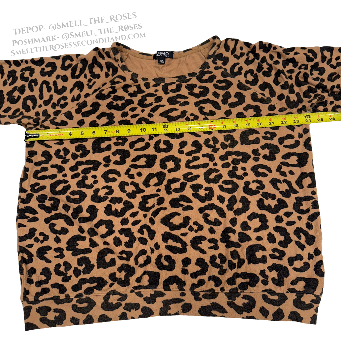 Buffalo David Bitton Cheetah Print Sweater