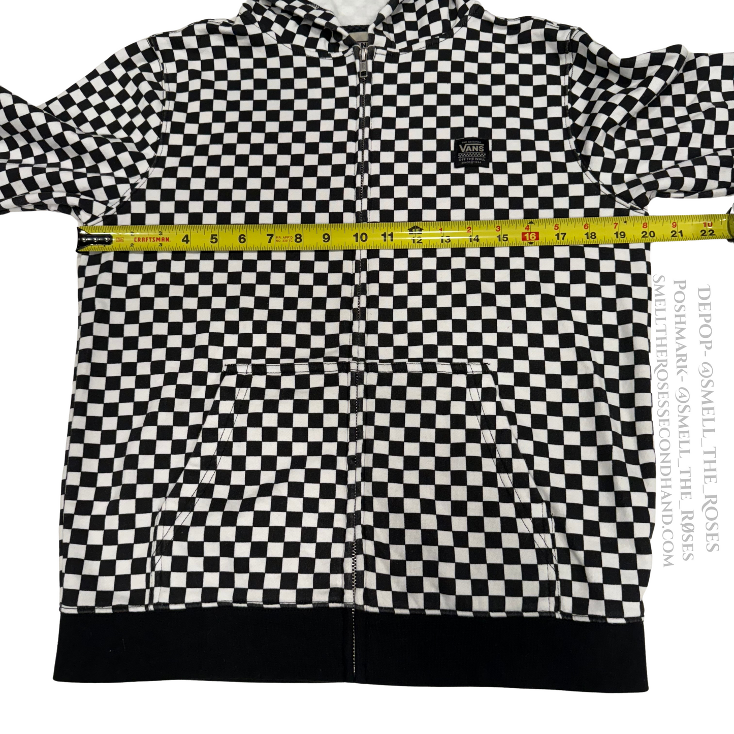 Vans Off the Wall Checkerboard Zip-up Hoodie