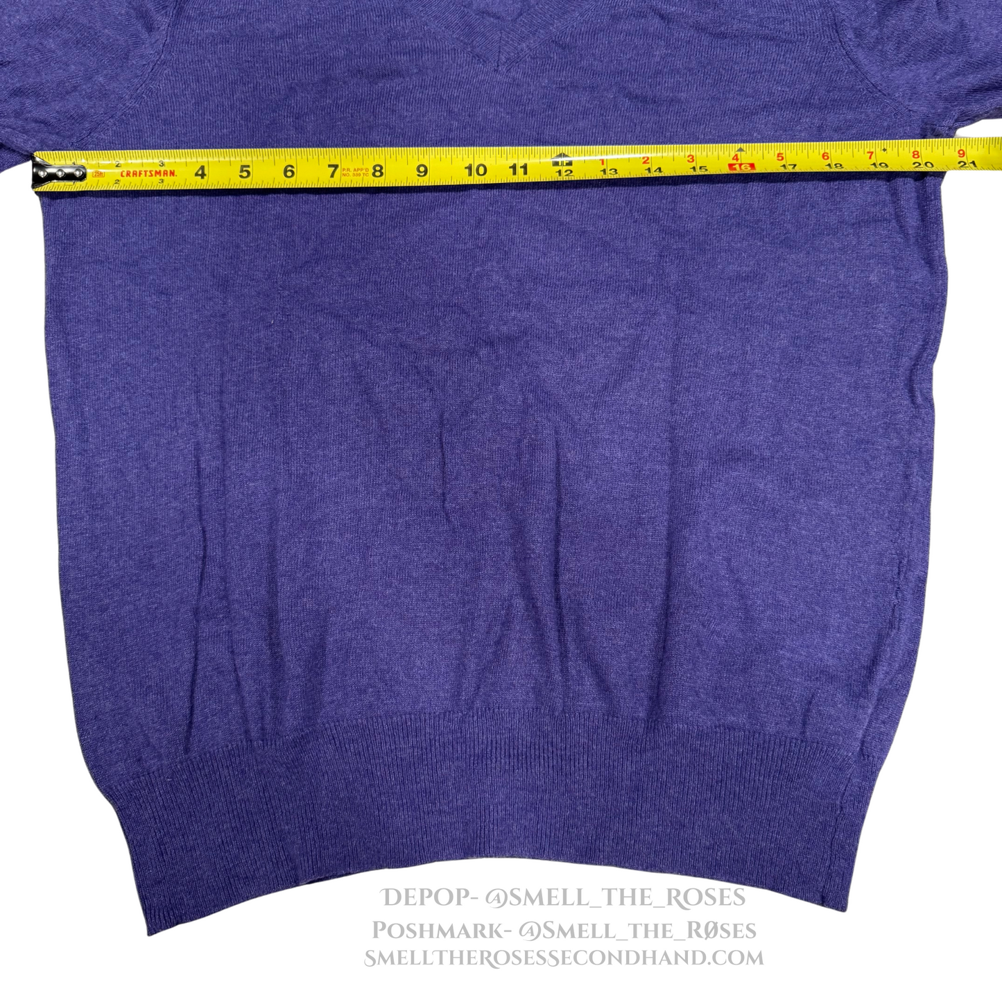 Mossimo V Neck Sweater, Purple