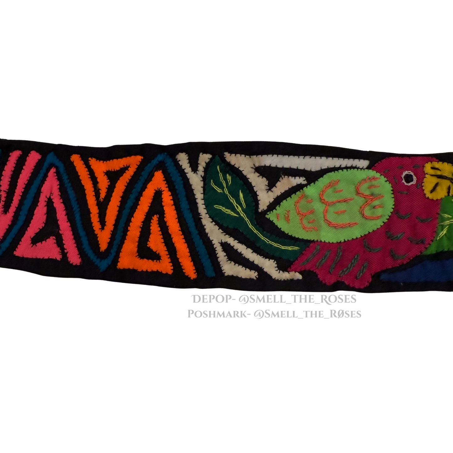 Hand Stitched Mola Band | Made in Panama