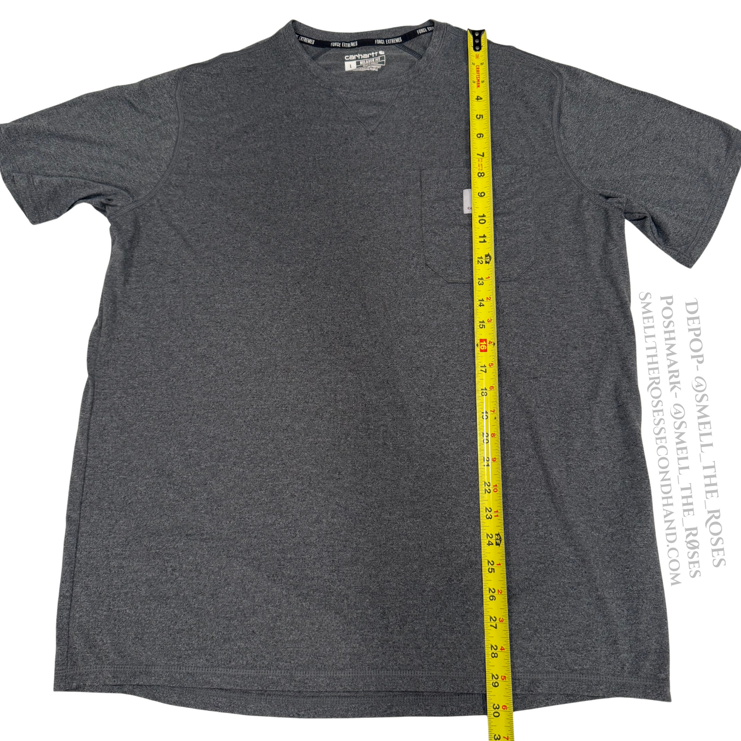 Carhartt Men's Force Relaxed Fit Gray Work Tee