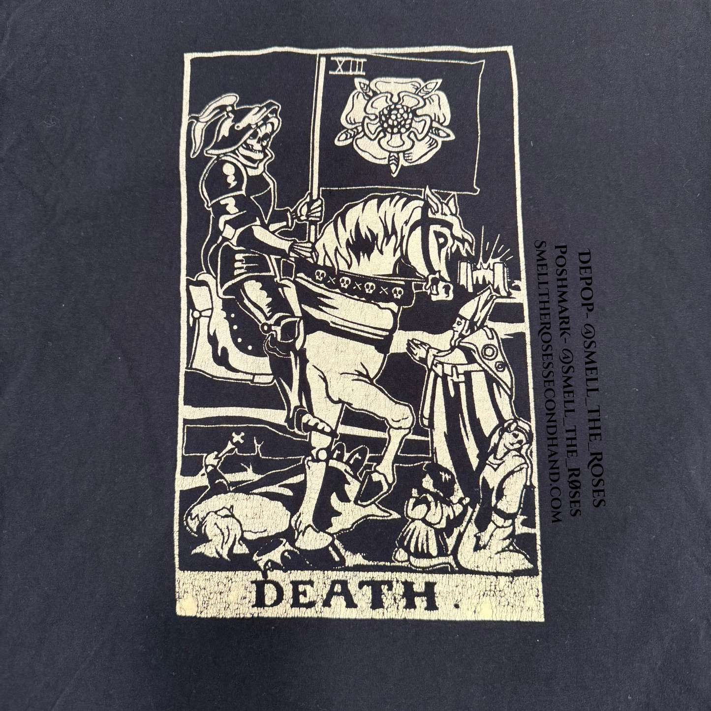 Vintage Death Tarot Card Tee